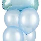 Balónky světle modré metalické - 073 LIGHT BLUE